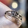 Butterfly Hollow Out Alloy Finger Rings FS-WG9DE85-02-3