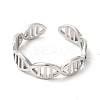 Non-Tarnish 201 Stainless Steel Ring RJEW-E063-01P-2