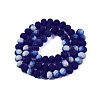 Transparent Glass Beads Strands X-EGLA-A044-T8mm-MB06-3