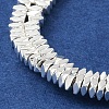 Electroplated Synthetic Non-Magnetic Hematite Beads Strands G-U003-02-3