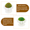 8Pcs 4 Styles Resin Simulated Flower Bed AJEW-GO0001-71-3
