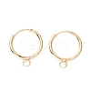 201 Stainless Steel Huggie Hoop Earring Findings STAS-P283-01P-G-1