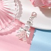 Wedding Season Angel Glass Pearl & Acrylic Pendant Decorations HJEW-JM01918-2