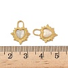304 Stainless Steel Cat Eye Pendants STAS-V015-38G-3
