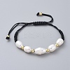 Braided Bead Bracelets BJEW-JB04820-01-1