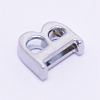 Zinc Alloy Slide Charms ALRI-WH0006-01P-3