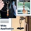 20Pcs 10 Styles Halloween Themed Food Grade Eco-Friendly Silicone Focal Beads SIL-CJ0002-54-7