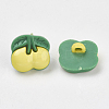 Acrylic Shank Buttons X-BUTT-E043-10-2