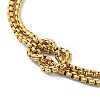 304 Stainless Steel Hollow Cross Charm Bracelet with Double Layer Box Chains LS-BJEW-A002-01G-2