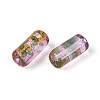 Picasso Transparent Glass Bugle Beads SEED-N010-02E-2