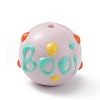 Opaque Painted Glass Beads LS-GLAA-B001-01I-1