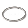 Non-Tarnish 304 Stainless Steel Simple Plain Band Finger Ring for Women Men RJEW-F152-05P-2
