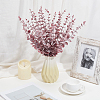 20Pcs Plastic Artificial Eucalyptus Leaves DJEW-GF0001-88B-4