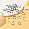 Tarnish Resistant 201 Stainless Steel Open Jump Rings X-STAS-M008-01-5