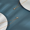 2Pcs Brass Micro Pave Grade AAA Cubic Zirconia Pendants ZIRC-LP0001-39-1