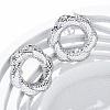 304 Stainless Steel Stud Earrings for Women LS-EJEW-K306-05P-2