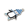 Winter Theme Alloy Enamel Pendants ENAM-M002-04N-P-2
