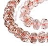 Crackle Transparent Glass Beads Strands GLAA-N068-03A-08-3