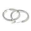 Brass Chain Wrap Big Hoop Earrings for Women EJEW-A070-04P-2