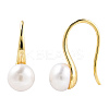 Natural Pearl Dangle Earrings EJEW-T019-01G-1