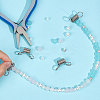 10Pcs 201 Stainless Steel Mini Spring Bead Clamps for Beading Jewelry Making TOOL-SC0001-49-4