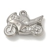 Anti-Tarnish 304 Stainless Steel Pendants STAS-Q334-13P-1