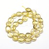 Natural Lemon Quartz Gemstone Nuggets Bead Strands G-J336-25-2