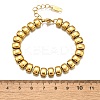 304 Stainless Steel Rectangle Link Chain Braceletes for Women BJEW-R022-01G-5