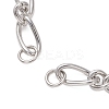 5MM 304 Stainless Steel Figaro Chains Bracelet Making AJEW-JB01517-2