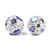 Handmade Polymer Clay Rhinestone Beads CLAY-H009-03D-2