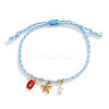 Bohemian 304 Stainless Steel Starfish Charm Bracelets LS-SN9746-6-1