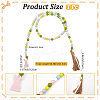 Wood Beads Pendant Decorations DIY-WH0888-777B-04-2