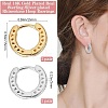 4Pcs 2 Colors Brass Hoop Earrings for Women EJEW-BBC0001-77A-2