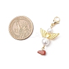 Angel Shell Pearl Pendant Decoration HJEW-JM03440-3