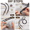 DIY Bolo Tie Kits DIY-GF0010-29C-6