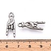 304 Stainless Steel Pendants STAS-T065-21B-P-3