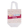Printed Non-Woven Reusable Folding Wine Bottle Gift Bags with Handle ABAG-C012-04C-2