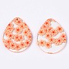 Transparent Clear Cellulose Acetate(Resin) Pendants X-KY-T040-54D-2
