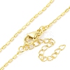 Brass Pave Cubic Zirconia Girl Love Pendant Necklaces for Women NJEW-S430-01G-02-3