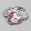 Polyester Iron on/Sew On Patches PATC-WH0007-89A-2