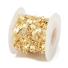 Brass Ring & Flat Round Link Chains CHC-M025-46G-4