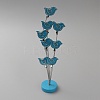 304 Stainless Steel Pigeon Name Card Holder AJEW-WH0010-29-1