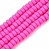 Handmade Polymer Clay Beads Strand CLAY-T021-01I-1