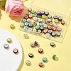 60Pcs 12 Colors Polymer Clay Rhinestone European Beads CPDL-FS0001-02-8