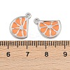 304 Stainless Steel Enamel Pendants STAS-Z166-23D-P-3