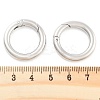 Non-Tarnish 304 Stainless Steel Spring Gate Rings STAS-Q032-1B-3