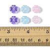 20Pcs Transparent Spray Painted Glass Beads GLAA-FS0002-40C-5