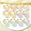 Round Brass Hoop Earrings EJEW-Z086-01G-1