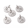 Non-Tarnish 304 Stainless Steel Charms STAS-Q201-T445-10S-1
