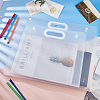 2Pcs 2 Styles PP Plastic Documents Pockets AJEW-FH0005-86A-5